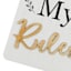 My Kitchen My Rules Paddle Wall Decor, 9x19
