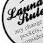 Laundry Rules Round Wall Decor, 16"