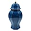 Providence Navy Ceramic Jar, 13"