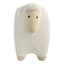 Honeybloom Neutral Speckled Ceramic Sheep Vase, 6.5"