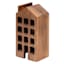 Honeybloom Wooden Decorative House, 8"