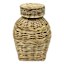 Honeybloom Rattan Jar, 10"