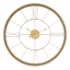 Providence Gold Beaded Metal Round Wall Clock, 24"