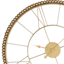 Providence Gold Beaded Metal Round Wall Clock, 24"