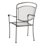 Black Steel Wrought Iron Patio Chair