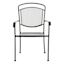 Black Steel Wrought Iron Patio Chair