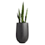 Crosby St. Black Terrazzo Cement Outdoor Planter, Large