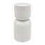 Crosby St. White Stone Pillar Candle Holder, 8.5"