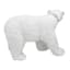 Silver Faux Fur Polar Bear, 10"