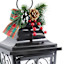 Classic Christmas Black LED Lantern, 12.5"