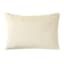 Bristol Cream Faux Fur Throw Pillow, 14x20