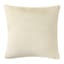 Bristol Cream Faux Fur Throw Pillow, 24"