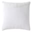 Bristol White Faux Fur Throw Pillow, 18"