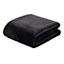 Black Bristol Faux Fur Throw Blanket, 50x60