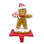 Gingerbread Lane Gingerbread Boy Stocking Holder, 6"
