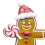 Gingerbread Lane Gingerbread Boy Stocking Holder, 6"