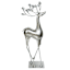 Silver Metal Deer, 36.4"