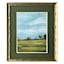 Glass Framed Grassy Landscape Print Wall Art, 20x26