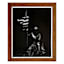 Glass Framed Scratchboard Rodeo VI Paper Print Wall Art, 44.5x34.5