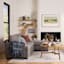 Honeybloom Windowpane Yarn Dyed Woven Throw Blanket with Tassels, 50x60