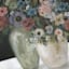 Glass Framed Floral Print Wall Art, 43x33