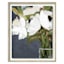 Glass Framed Floral Print Wall Art, 25x31