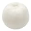 Crosby St. Cream Ball Shaped Throw Pillow, 12"