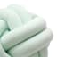 Mint Knot Shaped Throw Pillow, 12"