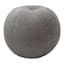 Grey Ball Shaped Throw Pillow, 12"