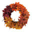 Fall Mix Maple Leaves Wreath, 22"