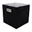 Black Velvet Foldable Storage Basket