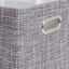 Grey Square Foldable Modular Storage Cube