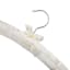 6-Piece Satin Hangers, Ivory