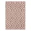 (D438) Jardel Blush Tufted Area Rug With Non-Slip Back, 5x7