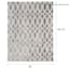 (D440) Sophelia Grey & Ivory Tufted Area Rug with Non-Slip Back, 5x7