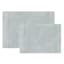 2-Pack Blue Simple Stripe Bath Rug Set, 17x24 & 20x32