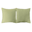 2-Pack Green Textured Chenille Throw Pillows, 18"