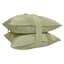 2-Pack Green Textured Chenille Throw Pillows, 18"