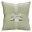 2-Pack Green Textured Chenille Throw Pillows, 18"