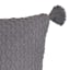 Honeybloom Blue Woven Throw Pillow with Tassels, 18"