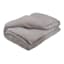 Found & Fable 3-Piece Grey Cotton Arabesque Jacquard Duvet Set, King