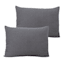 Honeybloom 3-Piece Dark Grey Cotton Dash Matelasse Comforter Set, King
