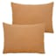 Honeybloom 3-Piece Brown Cotton Dash Matelasse Duvet Set, Full/Queen