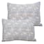 Honeybloom 3-Piece Blue Floral Printed Cotton Quilt Set, Full/Queen