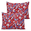 Providence 3-Piece Red Cotton Jacobean Pin Dot Jacquard Coverlet Set, King