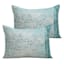 Found & Fable 3-Piece Green Distressed Medallion Cotton Comforter Set, Full/Queen