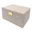Providence Beige Velvet Box, 9x7