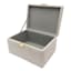 Providence Beige Velvet Box, 9x7