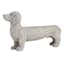 Indoor Grey Dachshund Dog Pot, 20"
