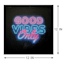Good Vibes Only Canvas Wall Sign, 12"